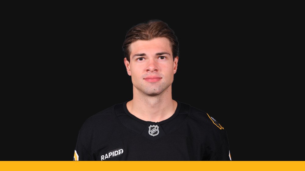 JJ Peterka in his Bruins uniform